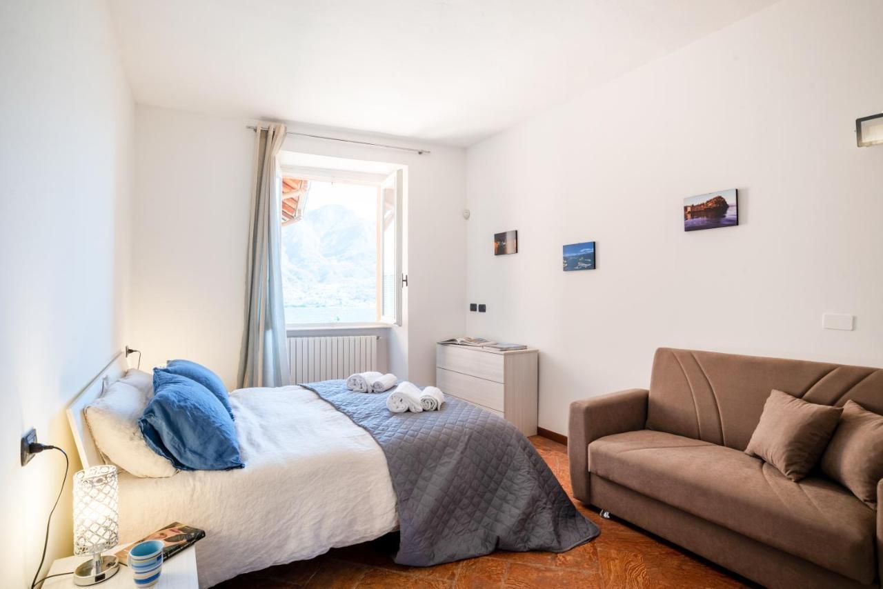 Limonta Lake View Apartment With Private Parking Kültér fotó